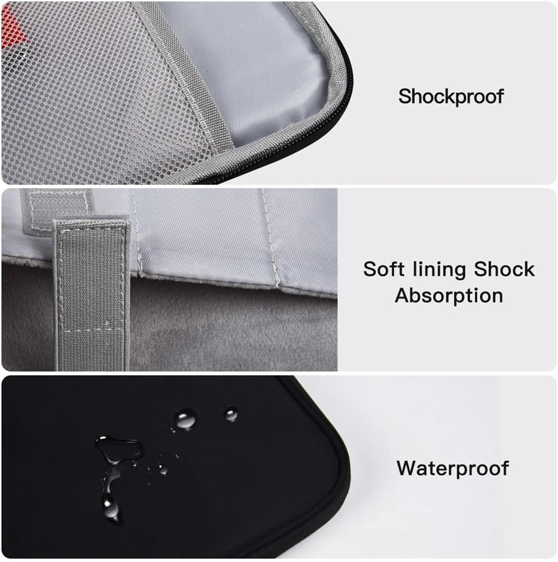 Laptop Sleeve Case with Handle – Protective Bag for MacBook Air/Pro 13–16” (M2–M4 Compatible)