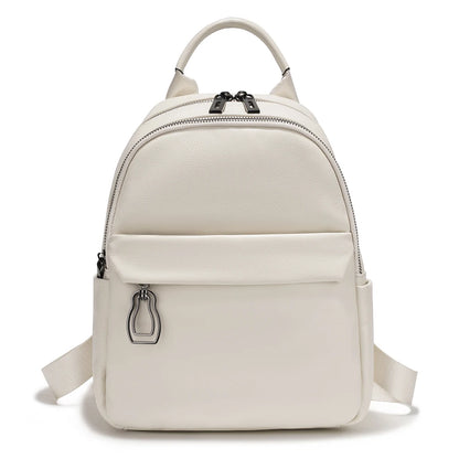 Zency 100% Genuine Leather Women’s Backpack – High Quality Travel, School & Commuter Bag