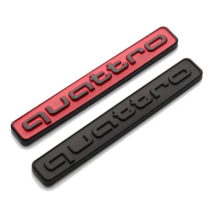 Sport Quattro Style Car Logo Badge for Vehicles