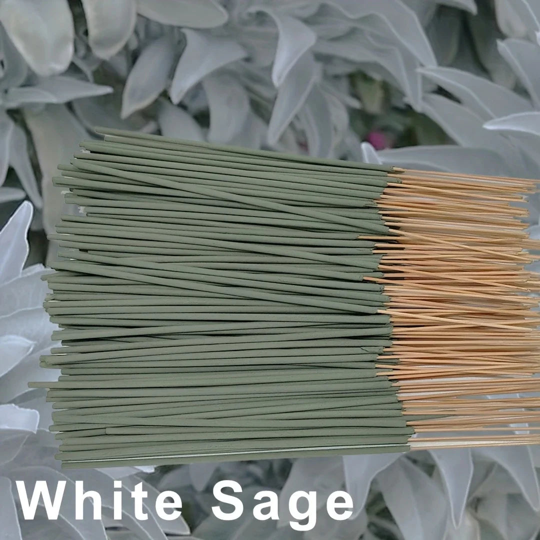 White Sage Incense Sticks – Natural Aromatherapy for Yoga, Meditation & Relaxation