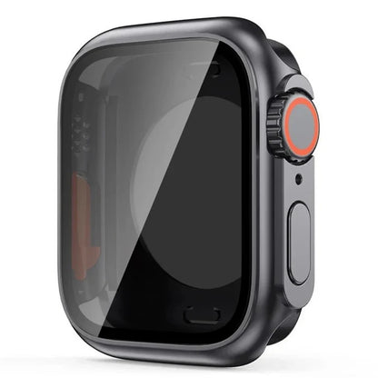 Apple Watch Bumper Case with Screen Protector – Hard PC Front & Rear Cover (40–45mm, Series Compatible)