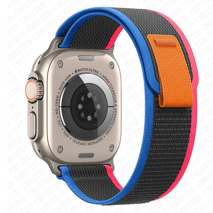 Trail Loop Strap for Apple Watch – Adjustable Sport Band (40–49mm, Ultra/Series Compatible)