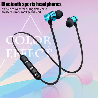 XT11 Bluetooth Wireless Earphones – Sports Neckband Waterproof Magnetic Headset with Mic