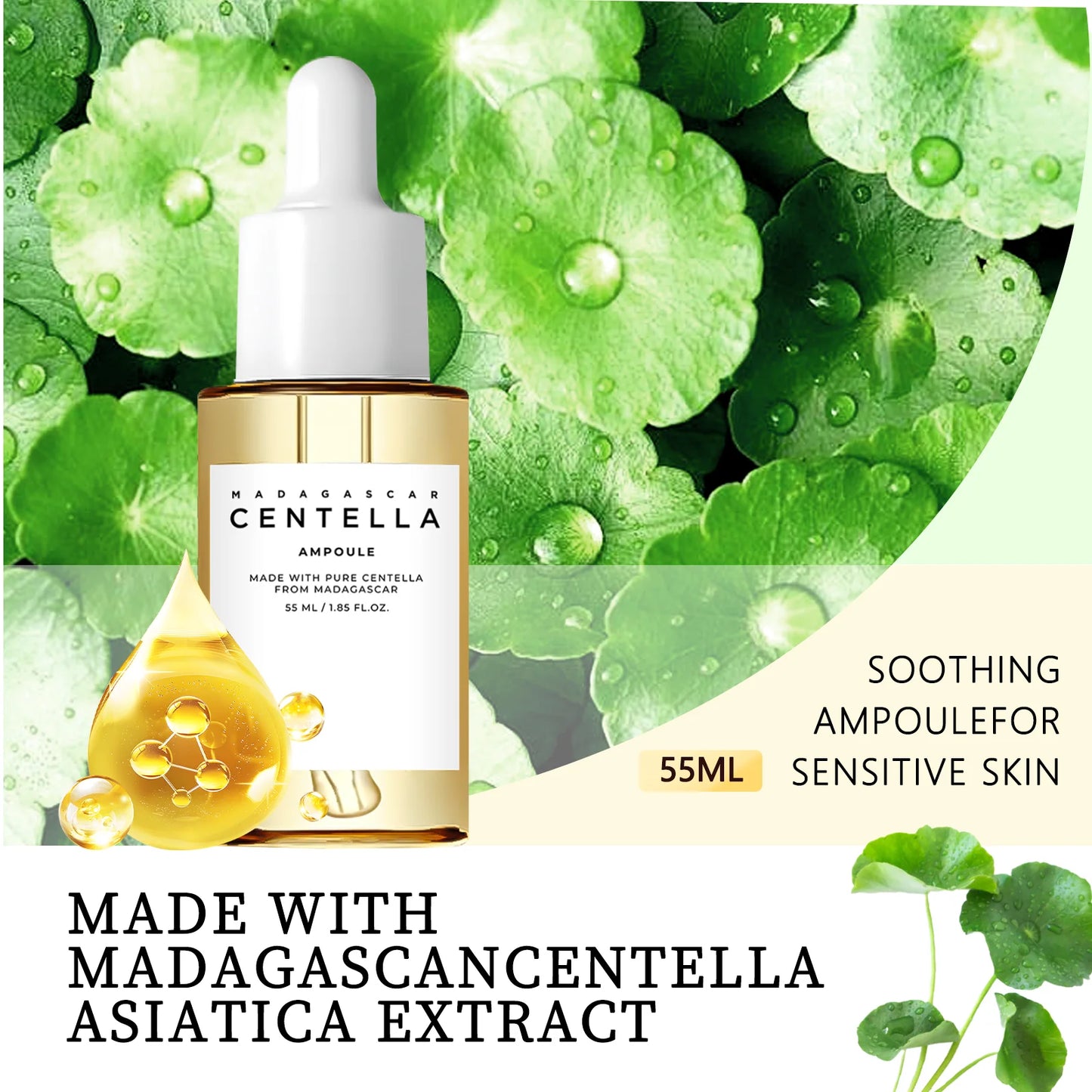 Centella Asiatica Brightening Serum – Calming, Acne Care & Dark Spot Repair