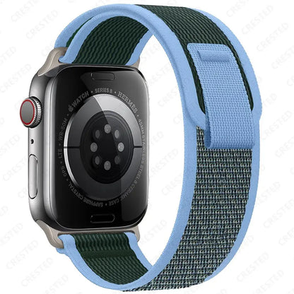 Trail Loop Strap for Apple Watch – Adjustable Sport Band (40–49mm, Ultra/Series Compatible)