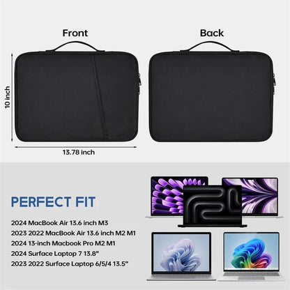 Laptop Sleeve Case with Handle – Protective Bag for MacBook Air/Pro 13–16” (M2–M4 Compatible)
