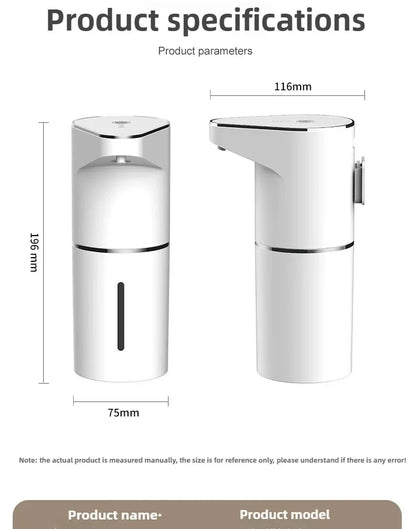 Automatic Soap Dispenser – Touchless Sensor Foam Dispenser with Type-C Charging
