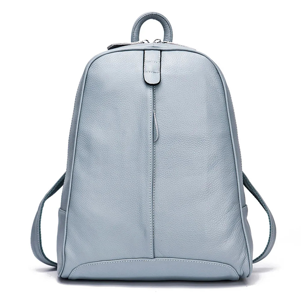 Zency Soft Genuine Leather Women’s Travel Backpack