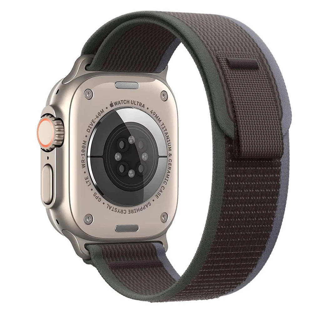 Trail Loop Strap for Apple Watch – Adjustable Sport Band (40–49mm, Ultra/Series Compatible)