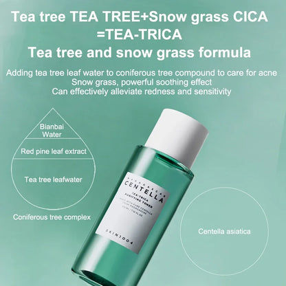 SKIN1004 Tea Tree & Centella Toner for Acne, Oil Control & Soothing, Madagascar Centella Asiatica, Korean Skincare，210ml