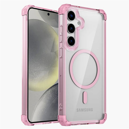 Shockproof Armor Transparent Case For Samsung Galaxy S26 S25 S24 S23 S22 Note 20 Ultra Plus FE S24FE S23FE Magsafe Charge Cover