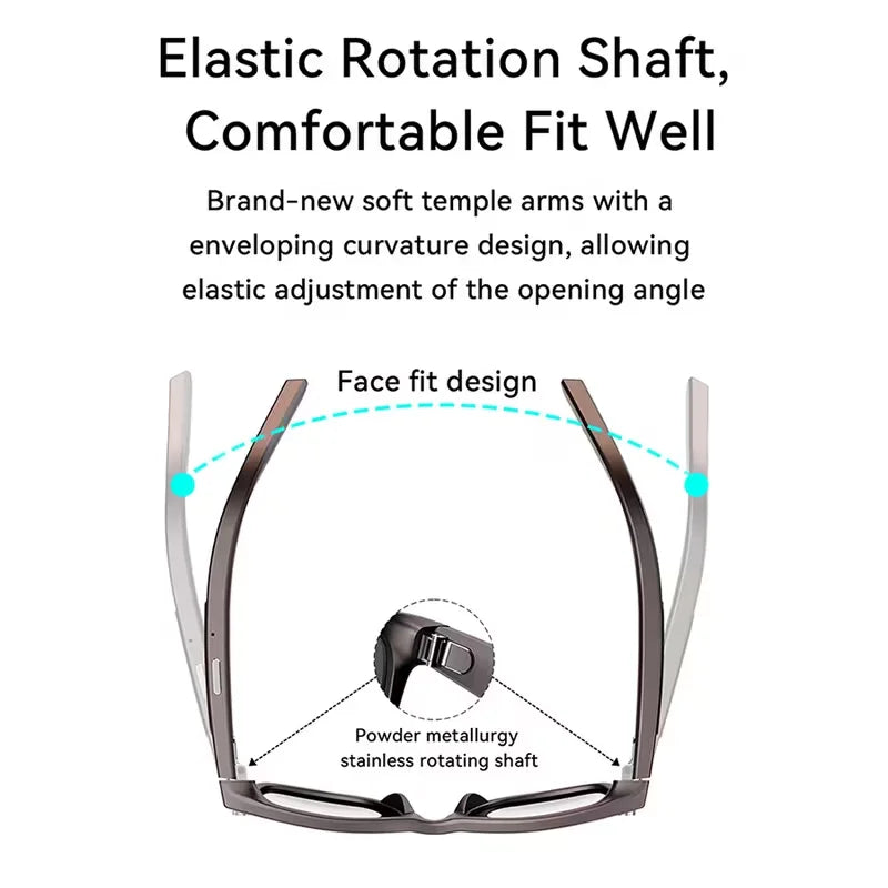 AI Smart Glasses 8MP – HD Camera, Video Recording & Voice Assistant