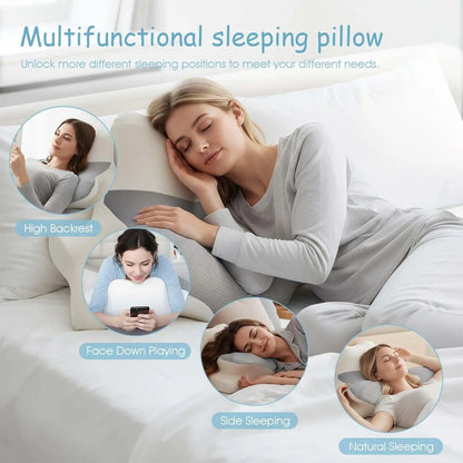 Cooling Memory Foam Cervical Pillow – Ergonomic Neck & Shoulder Support