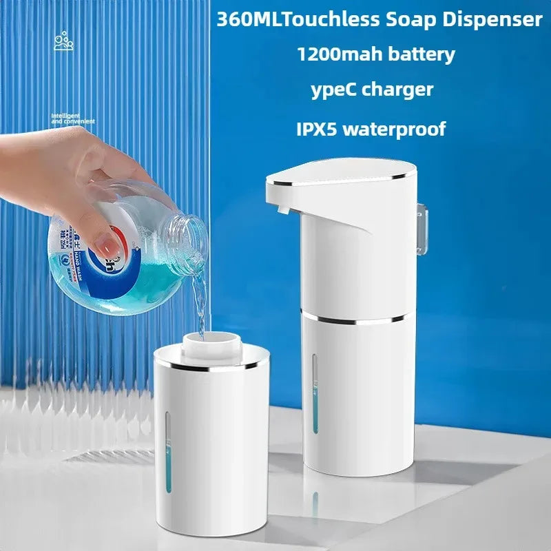 Automatic Soap Dispenser – Touchless Sensor Foam Dispenser with Type-C Charging
