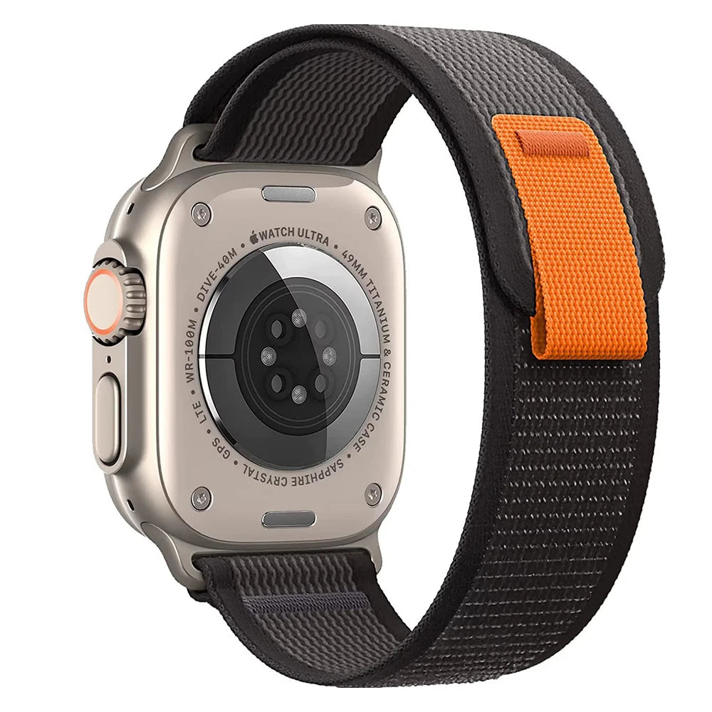 Trail Loop Strap for Apple Watch – Adjustable Sport Band (40–49mm, Ultra/Series Compatible)