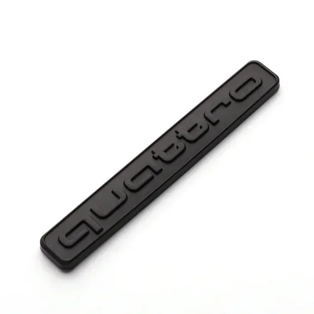 Sport Quattro Style Car Logo Badge for Vehicles