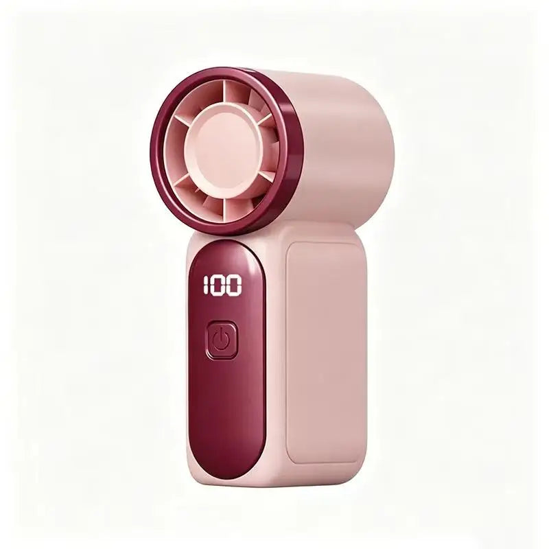 Xiaomi Portable Handheld Mini Fan 5 Speed Adjust Type c Rechargeable Fan Digital Display Desktop Fan Outdoor
