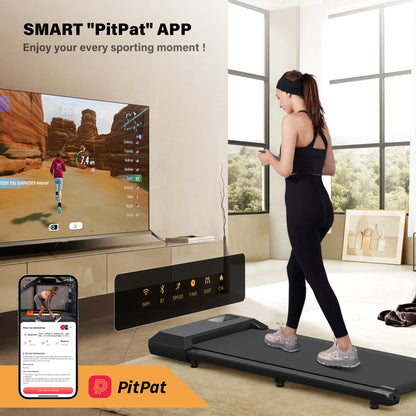 Walking Treadmill,2.5HP Motor,Anti-Slip Shock Absorption,Mini Treadmill for Home Office Remote Control Walkingpad Exercise