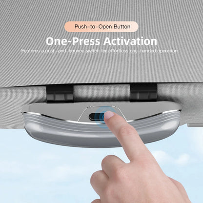Car Sun Visor Sunglasses Case Glasses Holder Car Accessories Glasses Box For Peugeot 206 307 308 207 3008 208 407 508 2008 5008