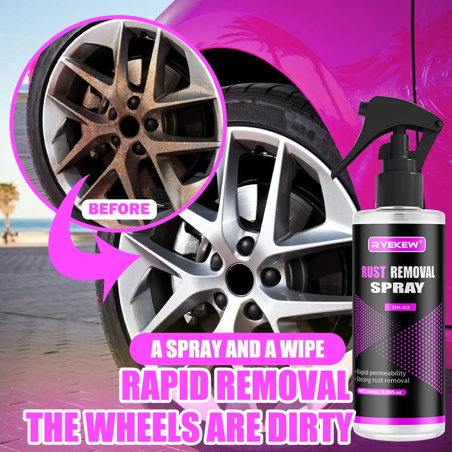 Car Wheel Rim Cleaner & Rust Remover Spray