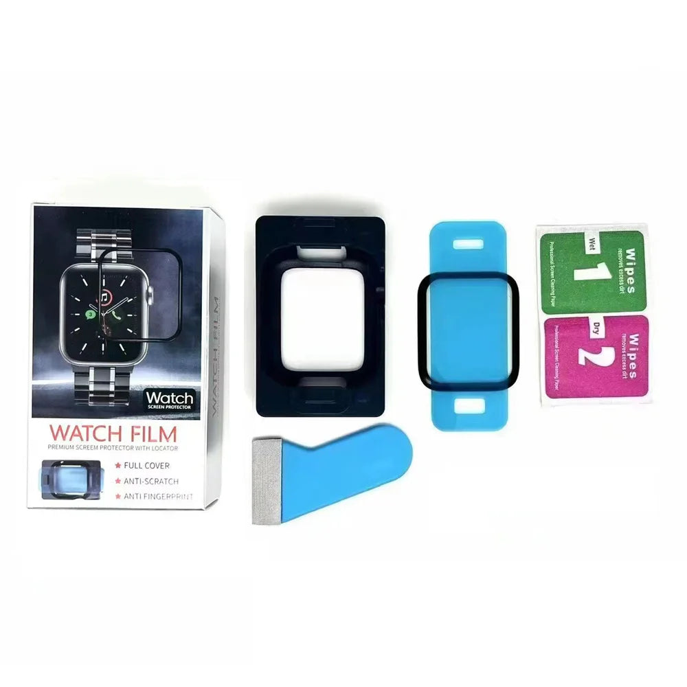 3PCS Ceramic Film For Apple Watch Ultra 8 7 49mm 45mm 41mm Screen Protector For Apple Watch 6 5 4 SE 44mm 40mm 3 2 9 42mm 38mm