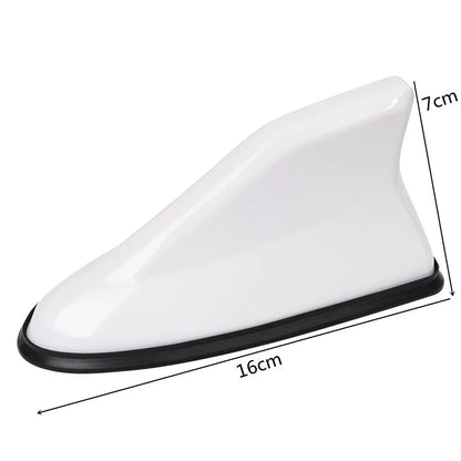 Universal Shark Fin Car Antenna – Carbon Fiber Style AM/FM Signal Amplifier