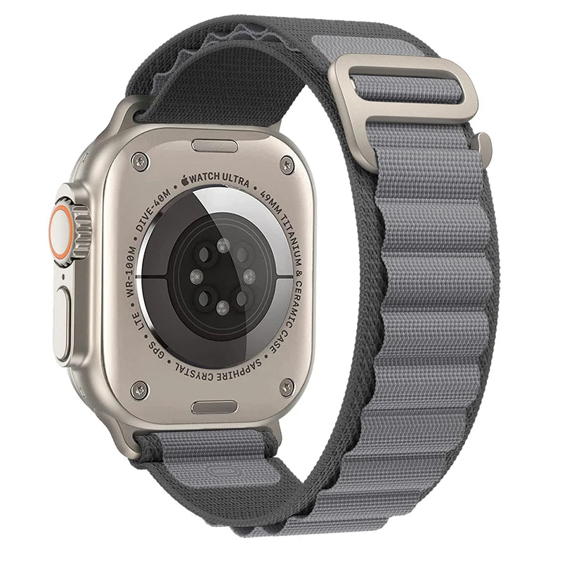 Alpine Loop Strap for Apple Watch – Rugged Adjustable Band (40–49mm, Ultra/Series Compatible)