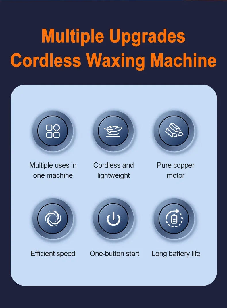 Wireless Car Polisher – Handheld Polishing & Waxing Machine for Car Detailing