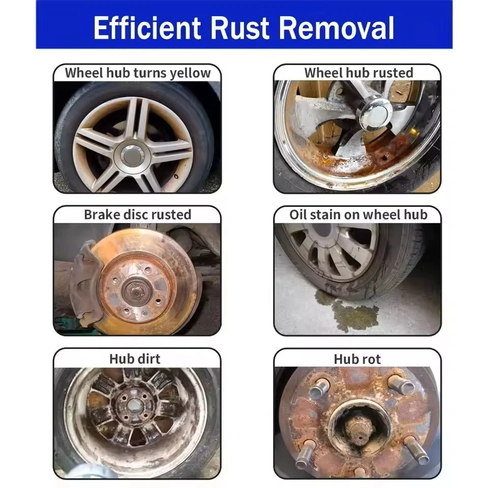 Powerful Rust Remover Spray for Metal, Cars & Tools