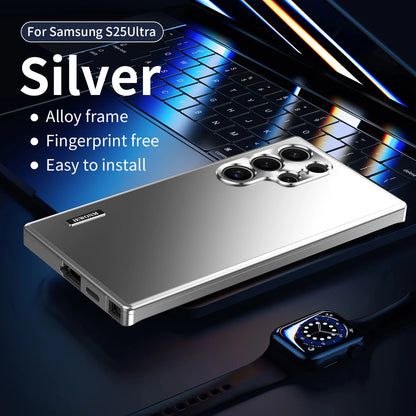Magnetic Aluminum Metal Case – Drop Proof Cover for Samsung Galaxy S25/S24/S23/S22/S21 Ultra
