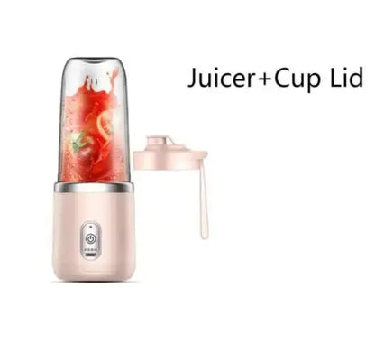 Portable Electric Juicer 400ml – USB Rechargeable Smoothie Blender for Fruit & Citrus