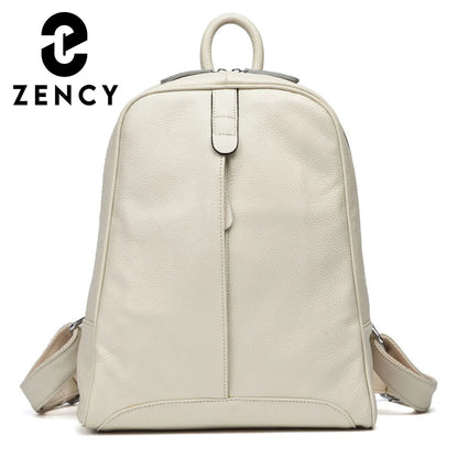 Zency Soft Genuine Leather Women’s Travel Backpack