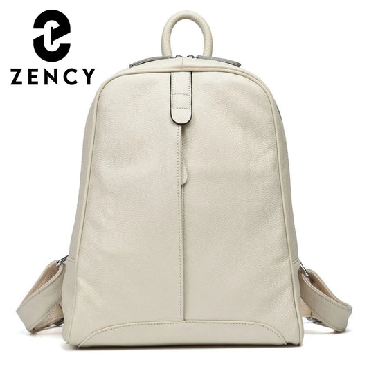 Zency Soft Genuine Leather Women’s Travel Backpack