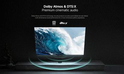 New Xiaomi TV Box S 3rd Gen,Google TV 4K UHD Media Player,Dolby Vision HDR10+ Smart Android TV Box, Google Assistant Set-Top Box