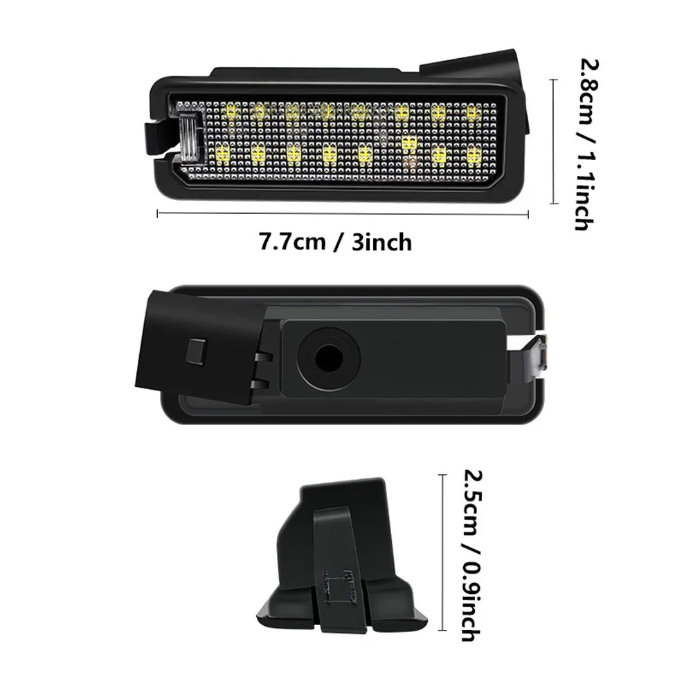 1/2Pc LED License Plate Light For VW Golf 4/5/6/7 Scirocco Eos Beetle Passat Polo Amarok T-Roc Arteon Phaeton Lupo OEM 1K8943021