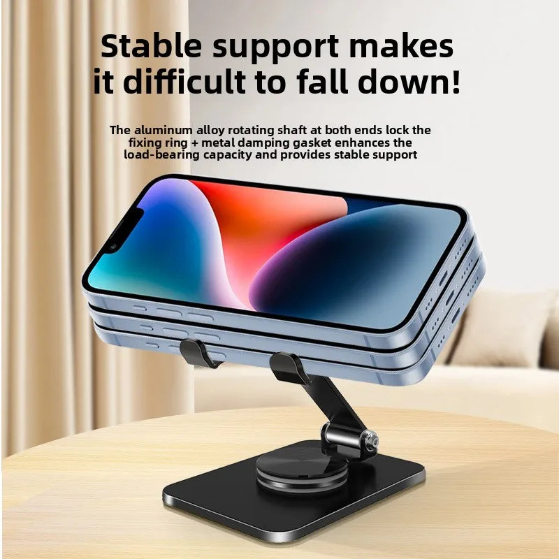 New Universal All Aluminum Alloy Foldable Desk Phone Holder Mount Stand for Mobile Phone Holder for Tablet Desktop Metal Holder