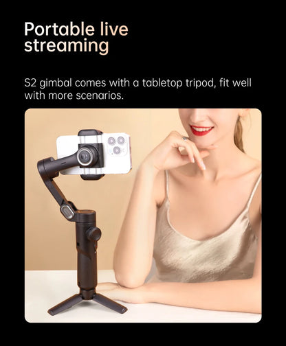 3-Axis Smartphone Gimbal Stabilizer (AI Tracking)