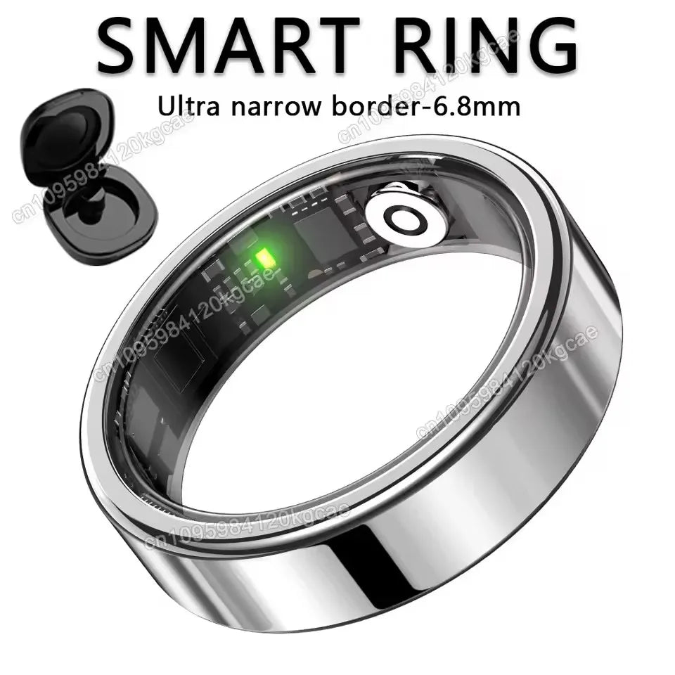2026 Smart Ring – Heart Rate, Blood Pressure, Sleep & Motion Tracking, IP68 Waterproof