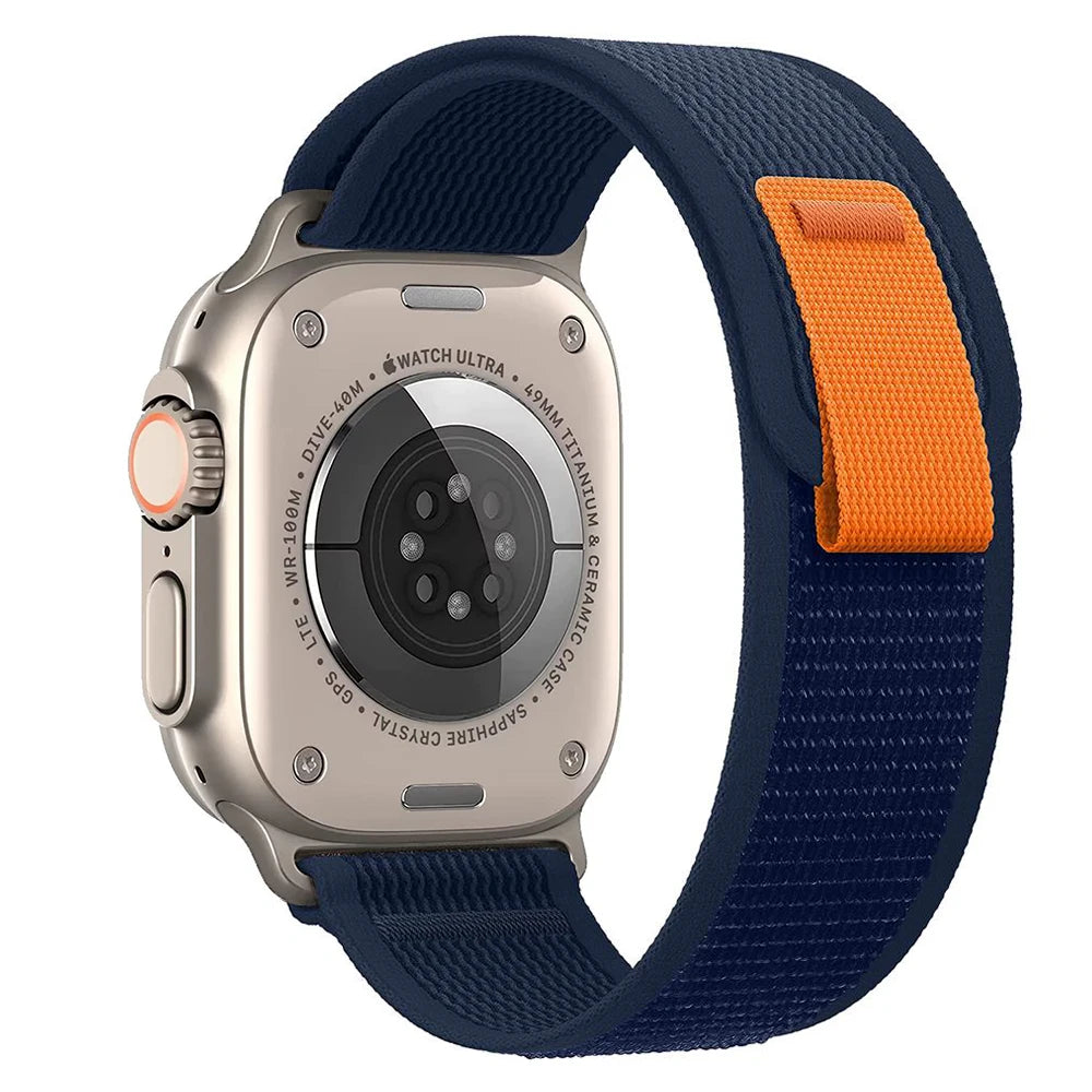 Trail Loop Strap for Apple Watch – Adjustable Sport Band (40–49mm, Ultra/Series Compatible)
