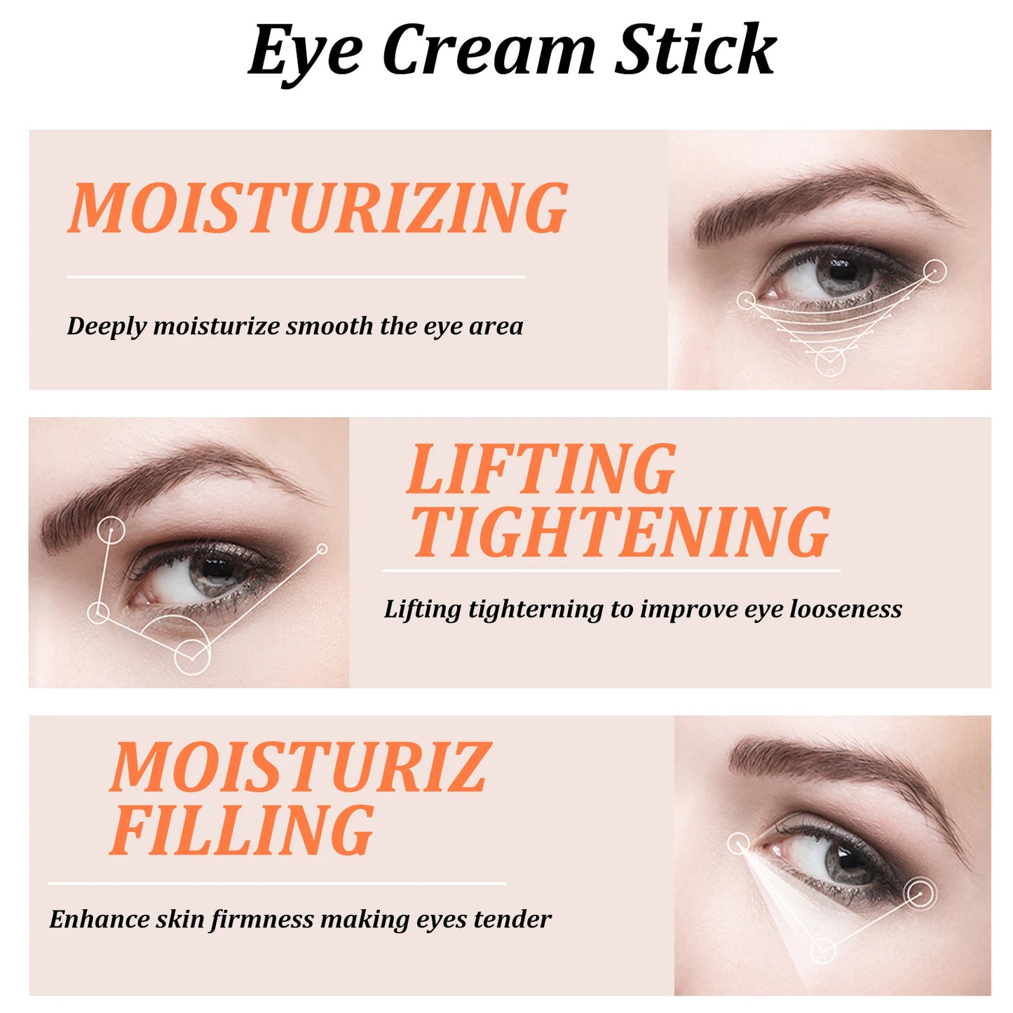 Snail Mucin Eye Cream Stick – Anti-Wrinkle, Dark Circle & Eye Bag Remover