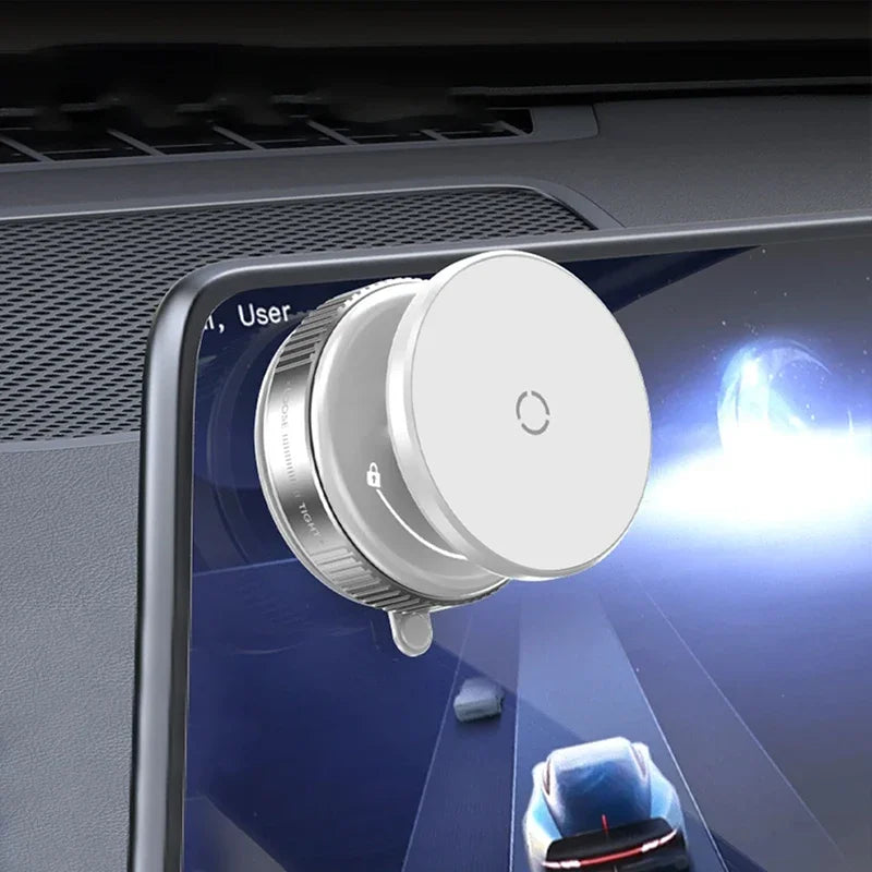 MagSafe Car Phone Holder – Magnetic Suction Cup Mount with 360° Rotation & Foldable Design