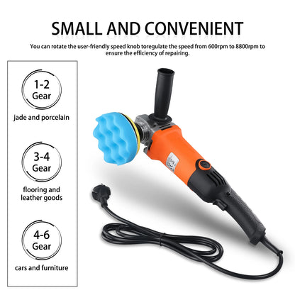 1200W Car Polisher Machine – Professional Paint Buffer Kit