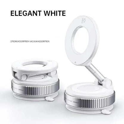 MagSafe Car Phone Holder – Magnetic Suction Cup Mount with 360° Rotation & Foldable Design