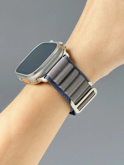 Alpine Loop Strap for Apple Watch – Rugged Adjustable Band (40–49mm, Ultra/Series Compatible)