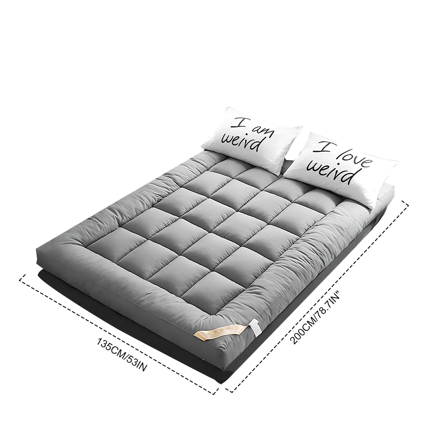 Foldable Thick Mattress for Single & Double Bed – Soft Home & Dormitory Mat
