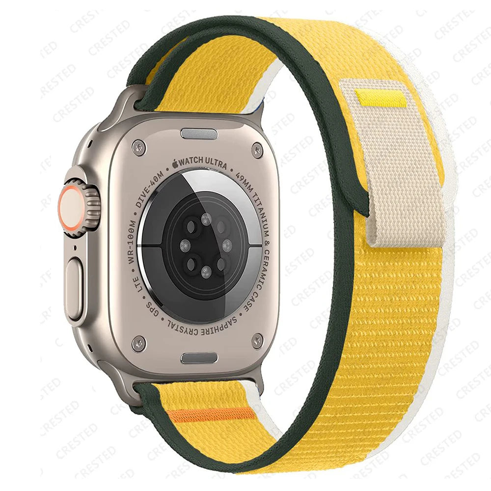 Trail Loop Strap for Apple Watch – Adjustable Sport Band (40–49mm, Ultra/Series Compatible)