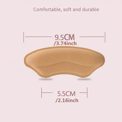 8PCS Self-Adhesive Heel Pads for Better Shoe Fit & Comfort