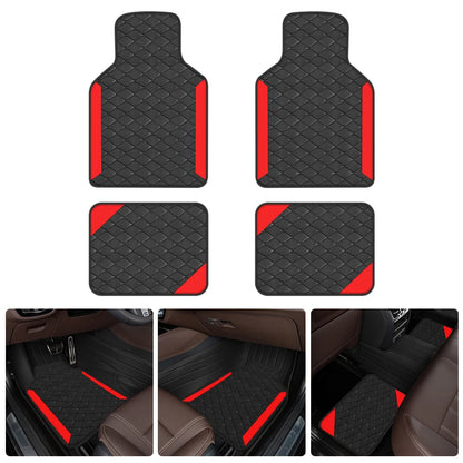 4pcs Luxury Car Floor Mats (Non-Slip & Durable)