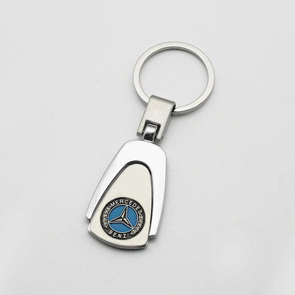 Metal/Leather Keychain Hand-Woven Key Rope Key Ring Key Holder For Mercedes Benz AMG W204 W205 W212 W213 W221 W117 W177 GLA GLE