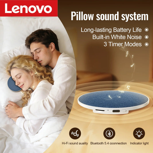 Lenovo Under Pillow Sleep Speaker – Ultra Slim HiFi Bone Conduction Sound Machine